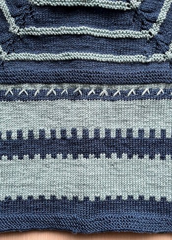 Bohem Midi Desenli Örgü Bebek Hırka - Görsel 5