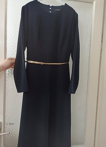 40 Beden lacivert Renk Abiye 