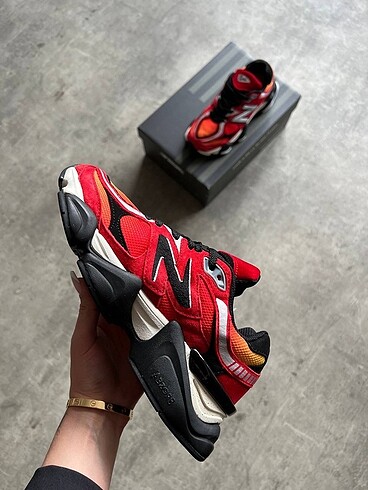 38 Beden kırmızı Renk New Balance 9060 X DTLR Fire Sign