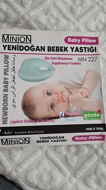 Baby pillow . Yenidoğan bebek yastığı