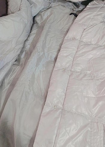 Gri Midi Düğmeli Kadın Puff Yelek - Görsel 5