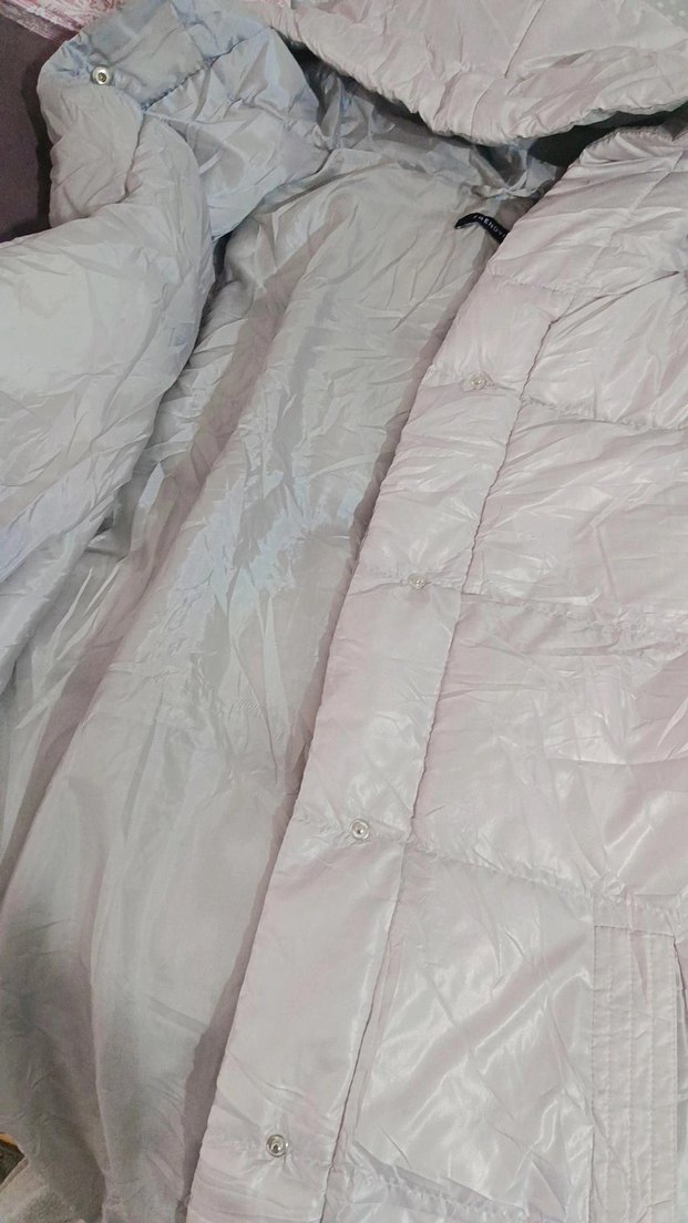 Gri Midi Düğmeli Kadın Puff Yelek - Görsel 5