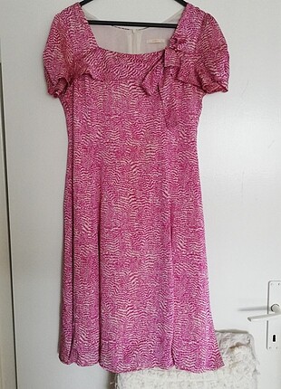 Baharlık pembe elbise
