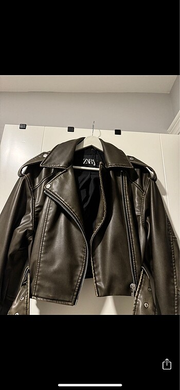 s Beden Zara biker deri ceket
