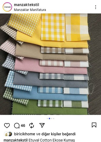 Mavi Ekose Mutfak Önlüğü - Görsel 6