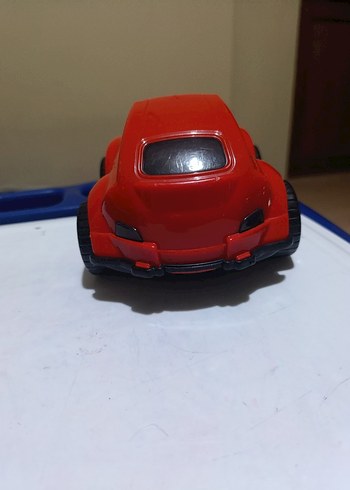 Renkli Oyuncak Kırmızı Araba ve Sarı Kepçe - Görsel 4