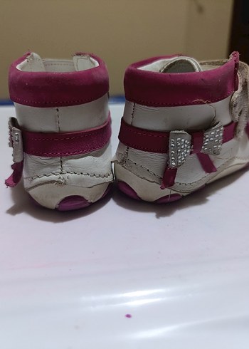 Pembe Kız Bebek İlk Adım Ayakkabısı - Görsel 3