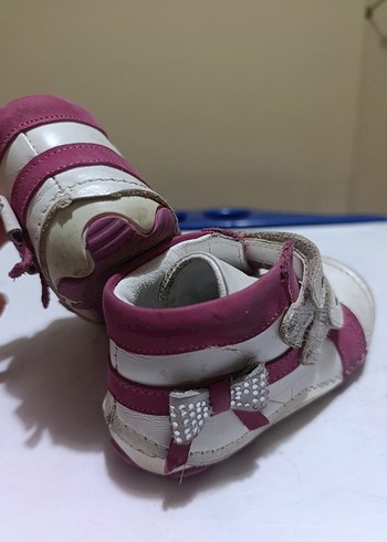 Pembe Kız Bebek İlk Adım Ayakkabısı - Görsel 4