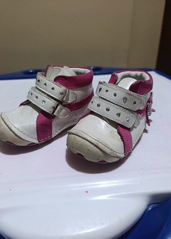 Pembe Kız Bebek İlk Adım Ayakkabısı - Görsel 2