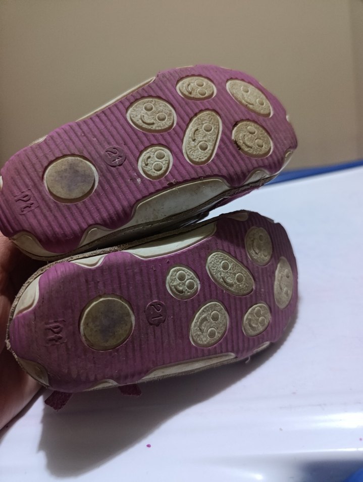 Pembe Kız Bebek İlk Adım Ayakkabısı - Görsel 5