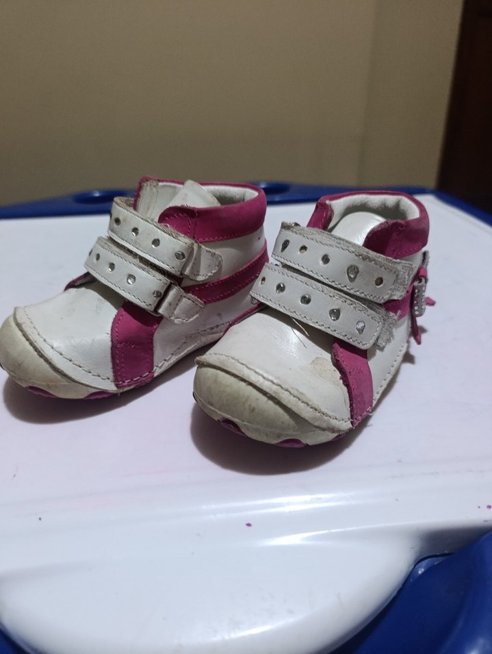 Pembe Kız Bebek İlk Adım Ayakkabısı - Görsel 2