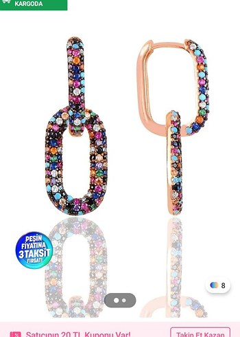 Söğütlü silver 925 ayar gümüş küpe - Görsel 2