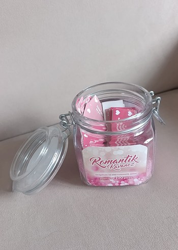 Pastel Pembe Romantik Kavanoz #sevgililergünü - Görsel 3