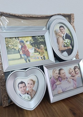 Gri Çerçeve Seti - Farklı Şekillerde - Görsel 2