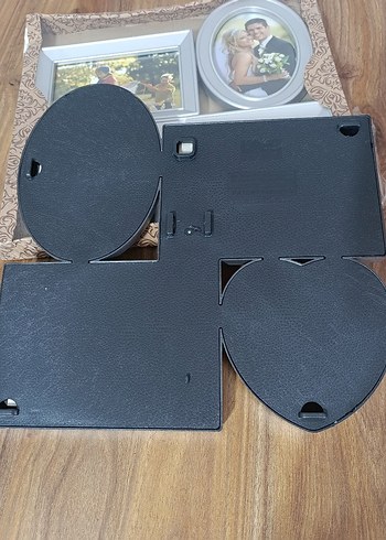 Gri Çerçeve Seti - Farklı Şekillerde - Görsel 3