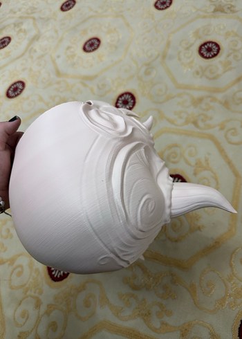 Hannya kask figür maske - Görsel 5