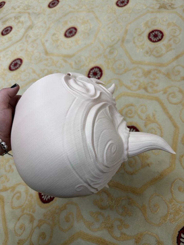 Hannya kask figür maske - Görsel 5