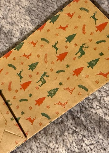 Yılbaşı temalı yeniyıl kese kağıdı hediye paketi - Görsel 3