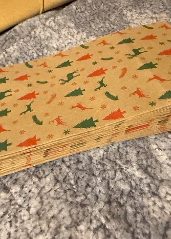 Yılbaşı temalı yeniyıl kese kağıdı hediye paketi - Görsel 2