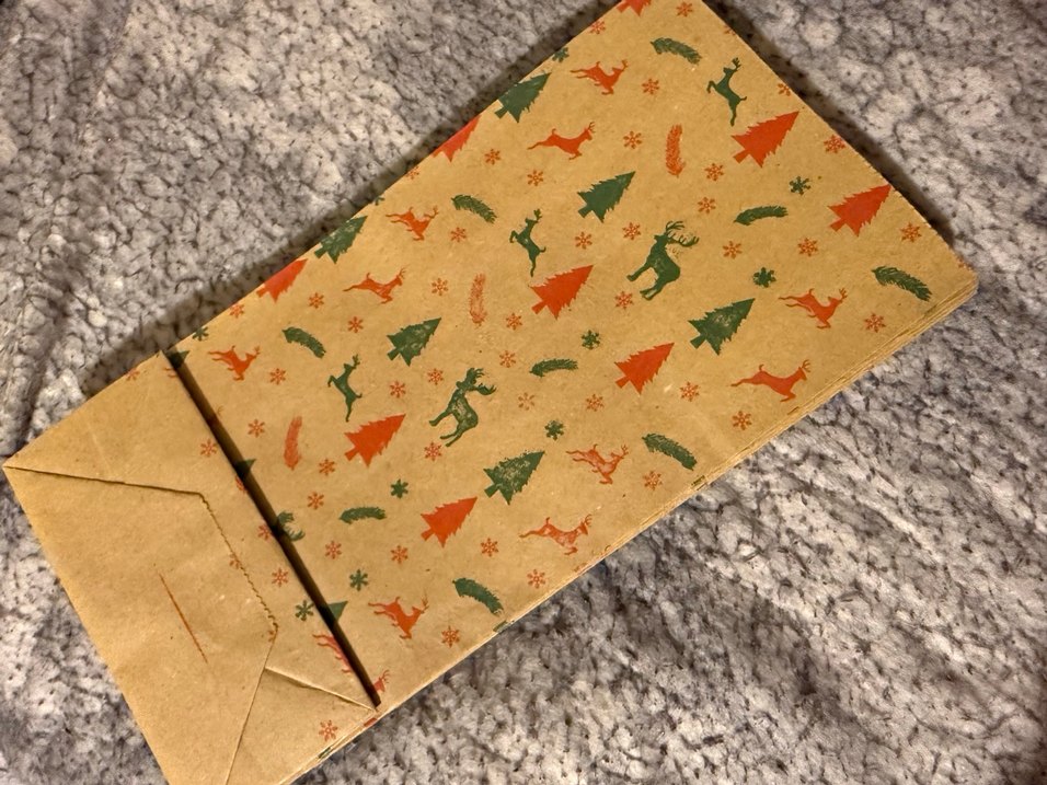 Yılbaşı temalı yeniyıl kese kağıdı hediye paketi - Görsel 3