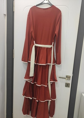 tesettur katlı elbise - Görsel 3