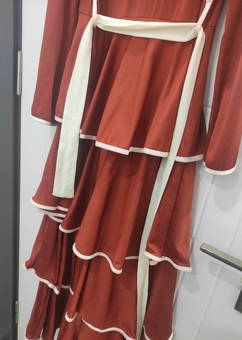 tesettur katlı elbise - Görsel 4