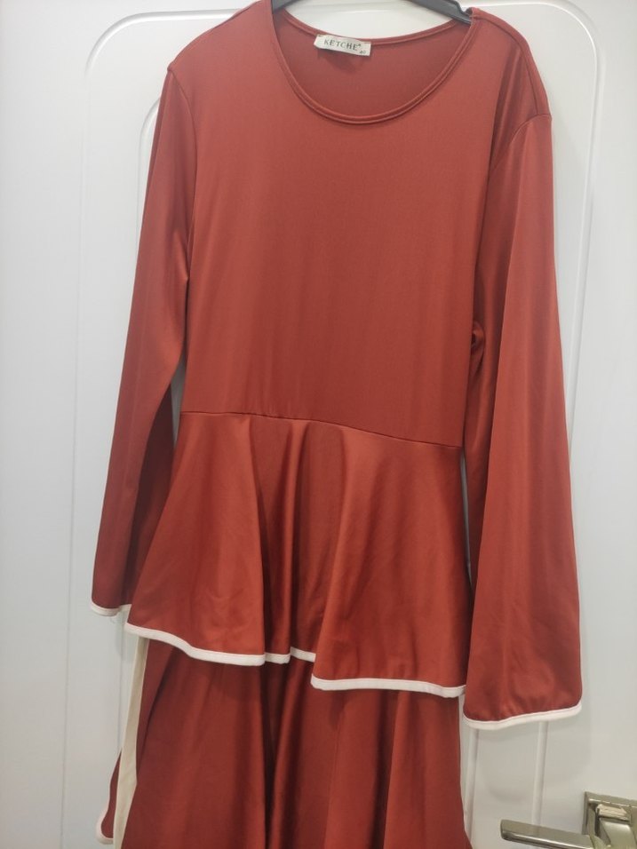 tesettur katlı elbise - Görsel 2