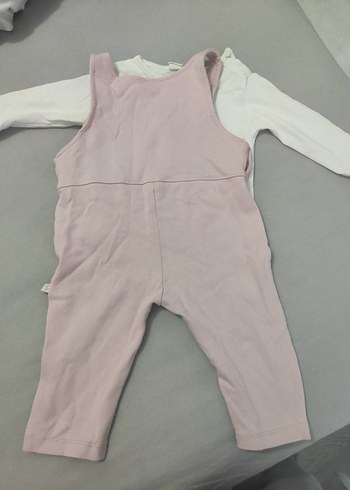 Pembe Nakışlı Fırfırlı Bebek Kız Tulum - Görsel 4