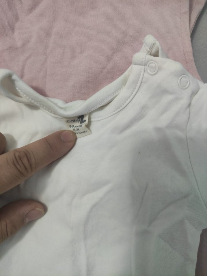 Pembe Nakışlı Fırfırlı Bebek Kız Tulum - Görsel 2