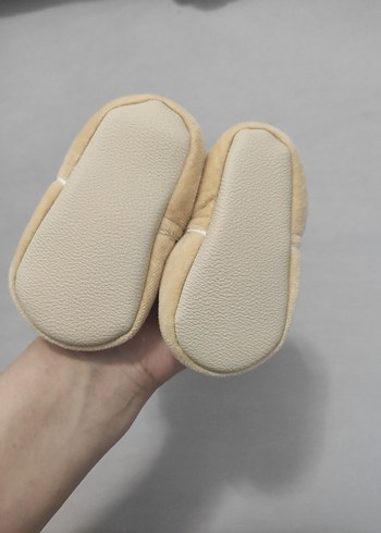 Bej Erkek Çocuk Sıcak Ev Terliği - Görsel 2