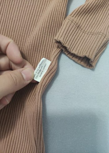 Kahverengi Bebek Kız Tulum - Görsel 3