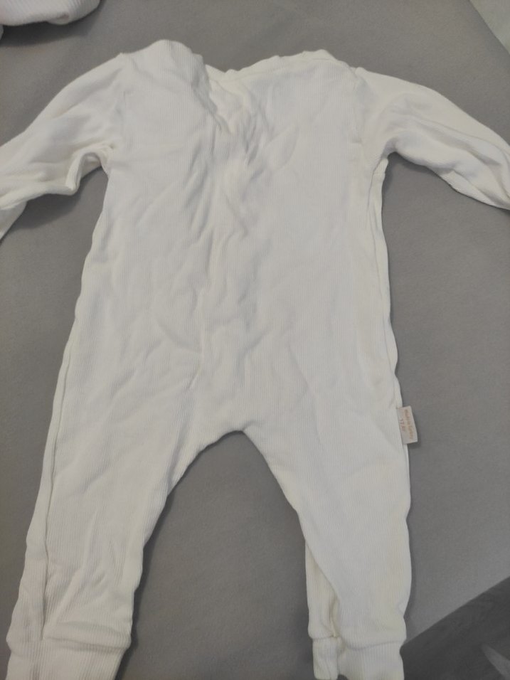 Düğmeli Uzun Kollu Bebek Tulum - Görsel 3