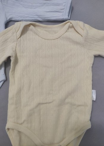 Bebek Kız Uzun Kollu Beyaz Body - Görsel 2