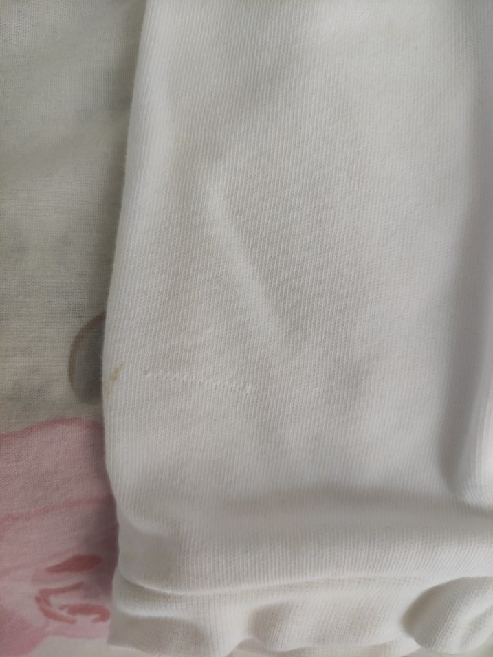 Kız Çocuk Beyaz Nakışlı Fermuarlı Pijama Takımı - Görsel 2