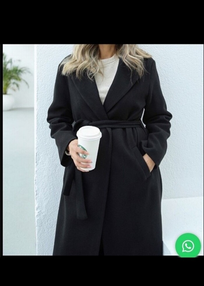 Kadın kaşe kaban  - Görsel 2