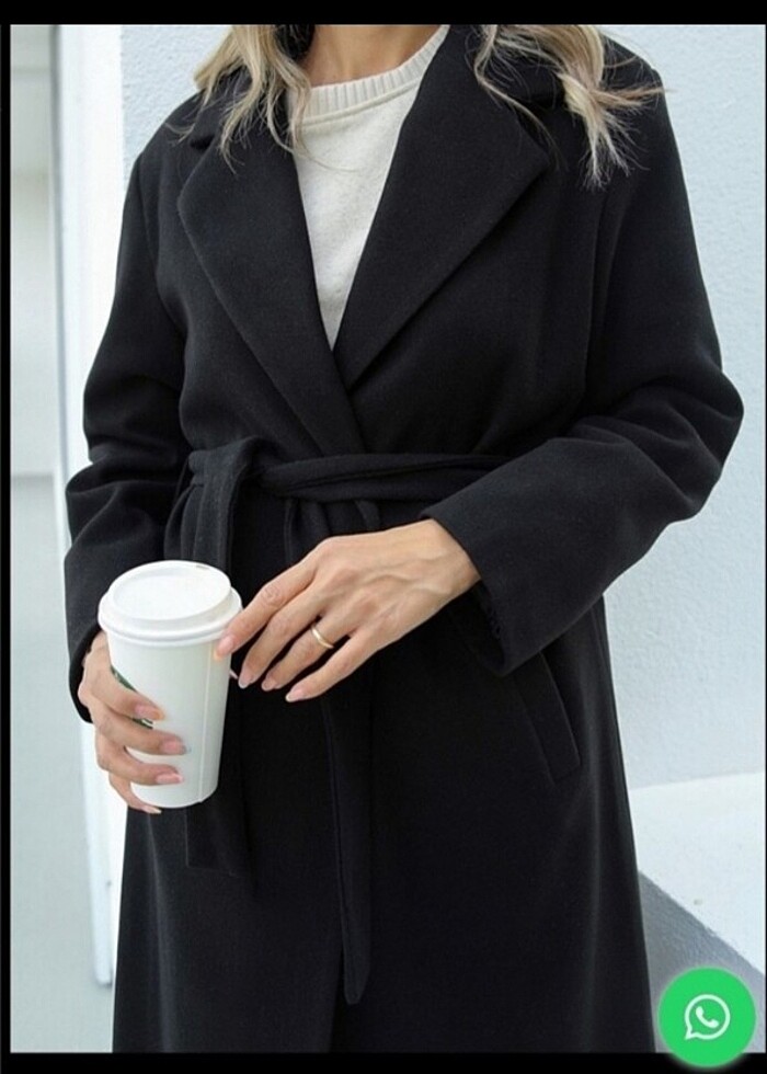 Kadın kaşe kaban  - Görsel 4