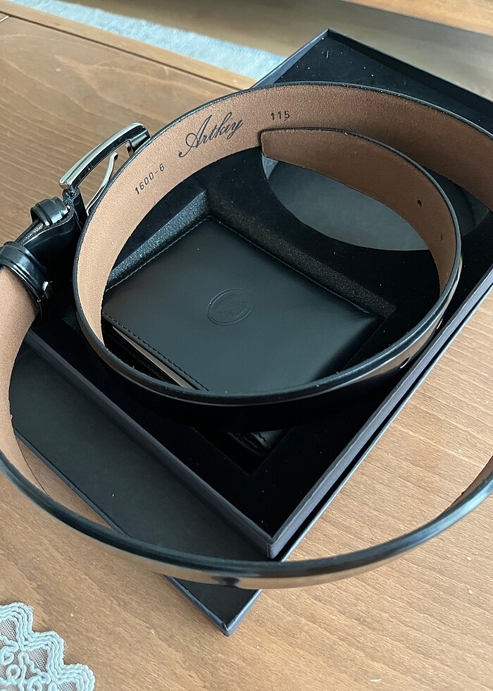 orijinal Artkıy Erkek cüzdan+kemer seti - Görsel 4