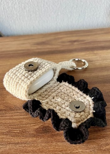 Fırfırlı Örgü çanta charmı - Görsel 3