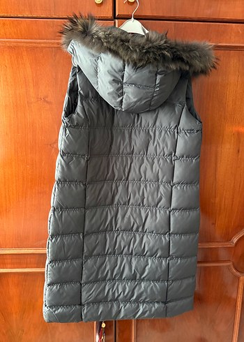 Siyah Kapüşonlu Şişme Yelek - Görsel 2