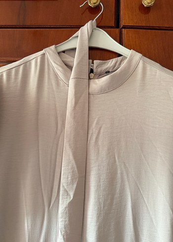 Bej Uzun Kollu Salaş Elbise - Görsel 7