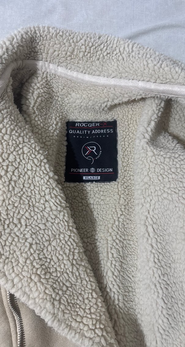 Kürklü Bej Erkek Ceket - Görsel 4