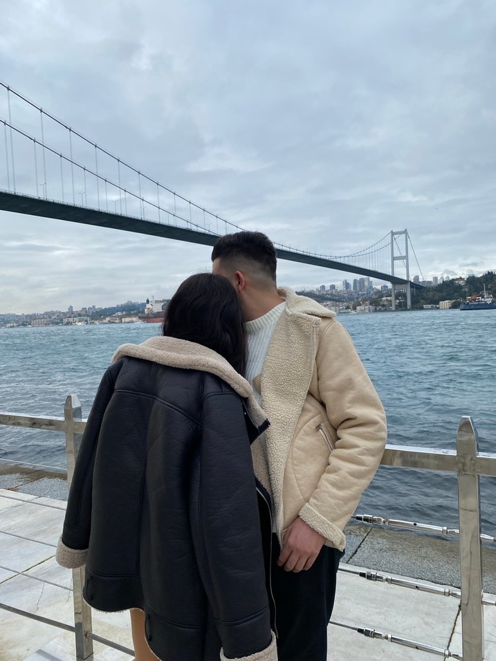 Kürklü Bej Erkek Ceket - Görsel 3