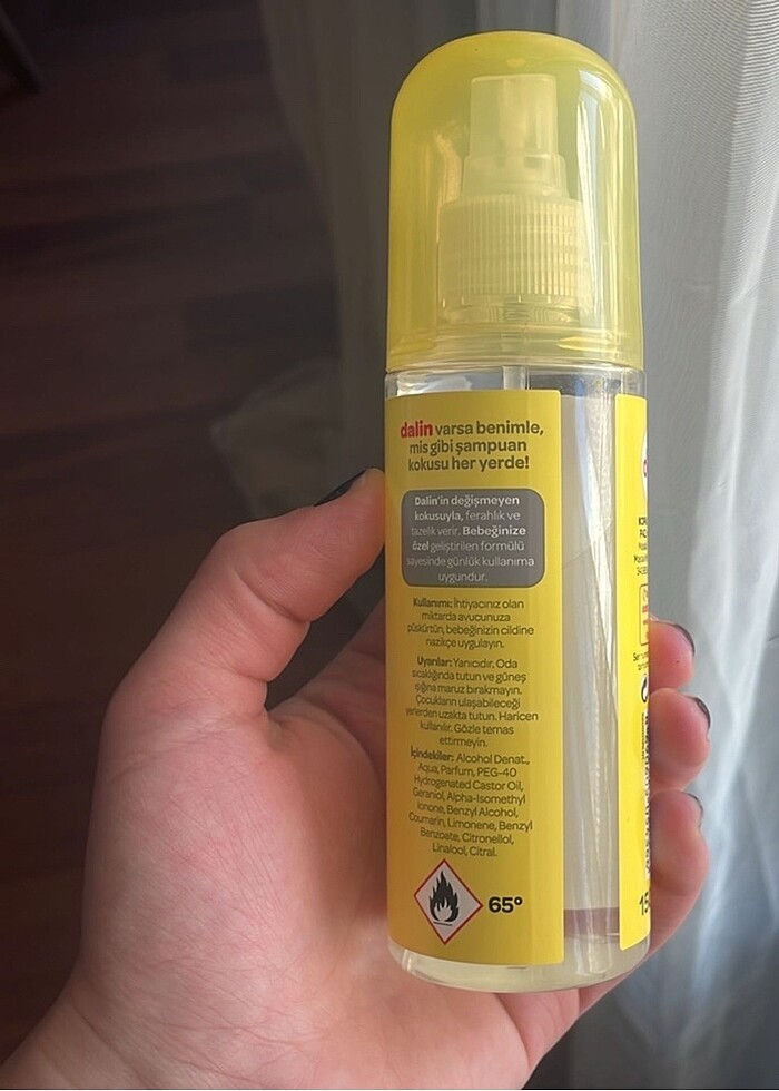 Dalin Bebek Şampuanı Kokulu Kolonya - Görsel 2