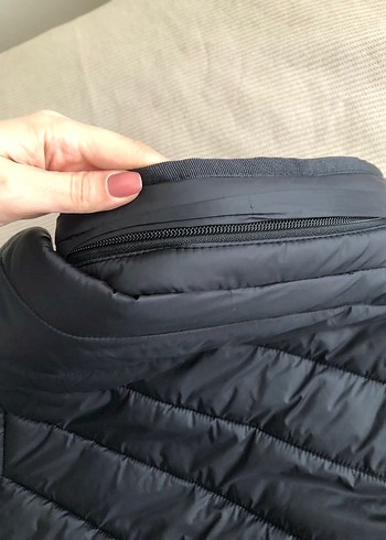 Siyah Kadın Şişme Mont - Görsel 6