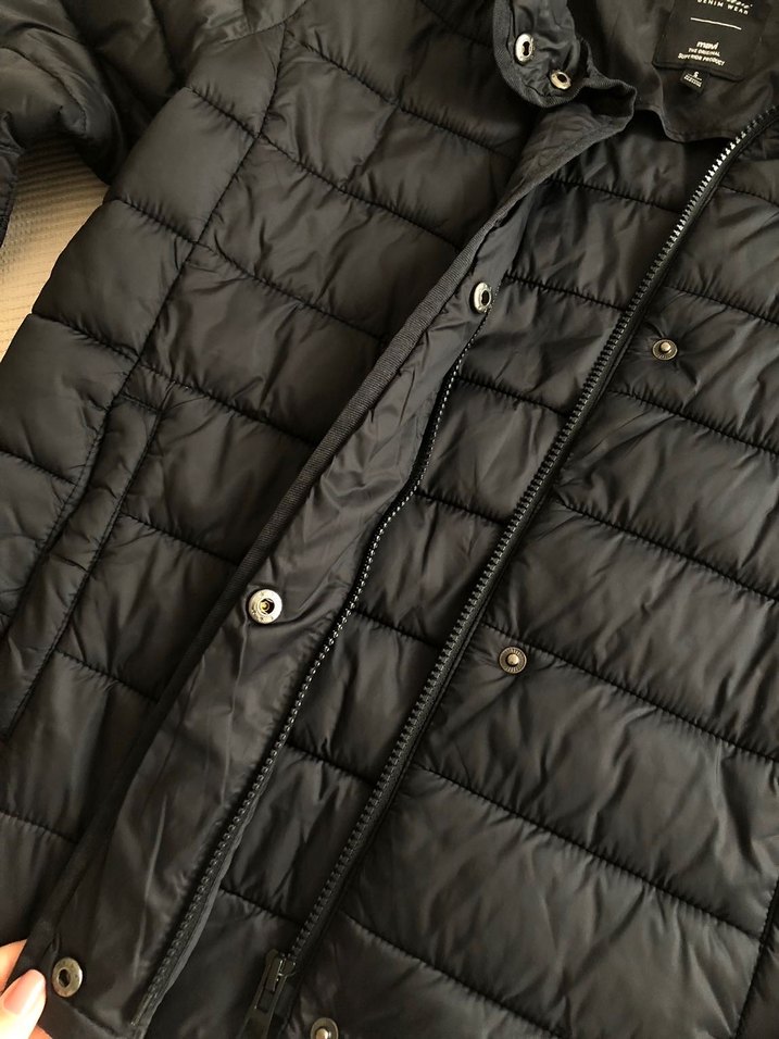 Siyah Kadın Şişme Mont - Görsel 4