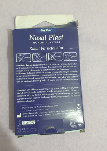 StopEver Burun Plasteri - 10 Adet - Görsel 2