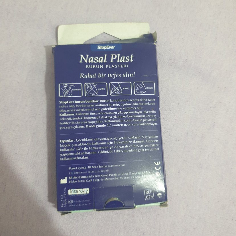 StopEver Burun Plasteri - 10 Adet - Görsel 2