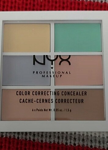 Diğer nyx profesyonel concealer kapatici paleti sivilce leke morluk y