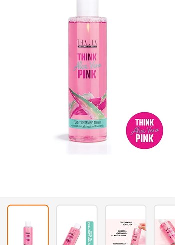 Thalia Think Aloe Vera Pembe Tonik