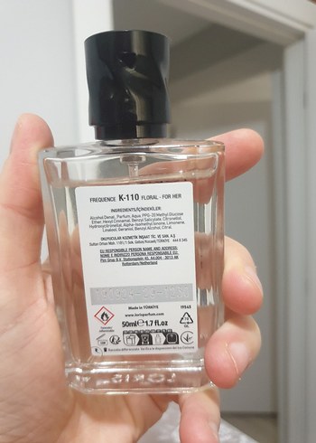 Braun Bej Parfüm Şişesi, FREQUENCE COLLECTION
